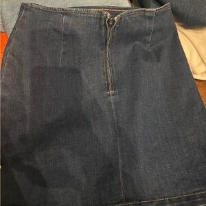 Wild Fable Dark Blue Denim Skirt